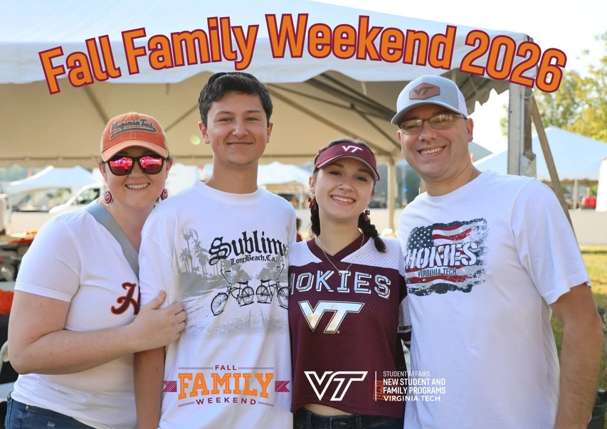 Logo for Fall Family Weekend, October 2-4, 2026